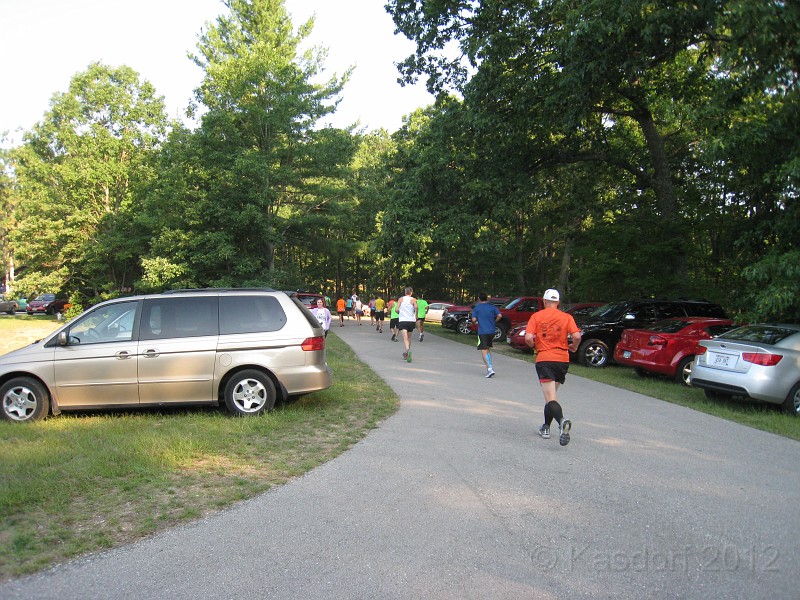 2012 North Country Run HM 0152.JPG - The 2012 North Country Run, a half marathon race through the beautiful Manistee National Forest in Michigan. August 25, 2012 a nice warm day for a run through the hills!